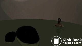 Shrunken Man Down The Toilet