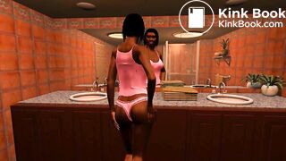 Shrunken Man Down The Toilet