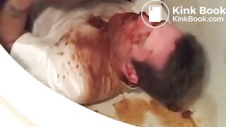 Diarrhea on husbands face