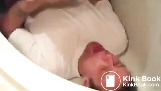 Diarrhea on husbands face