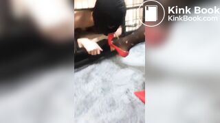 Chinese mistress and her slave,pee and shit