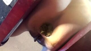 beautiful girl shitting in lucky guy