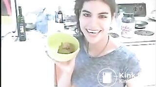 Latin girl takin big creamy load