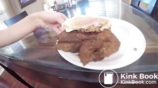 naked sexy girl shitting - video 2