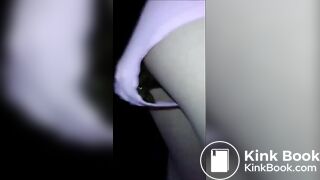 Girl shits her pink panties