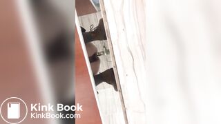 Girl poop in toilet fast