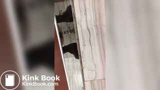 Girl poop in toilet fast