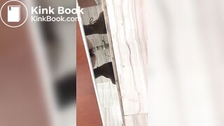 Girl poop in toilet fast