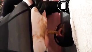 shit eating direct from asshole