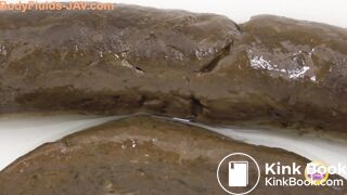 Japanese girls pooping large turds