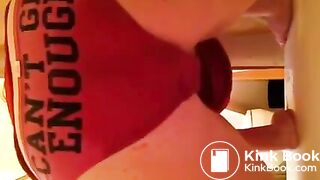 Hot student is pooping in her panties