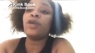 Black girl has the shits at work