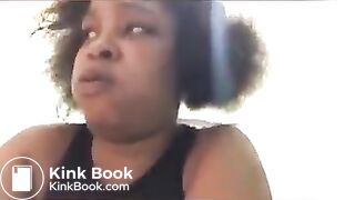Black girl has the shits at work