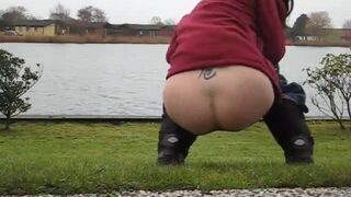 Ferkeline poop outside 2