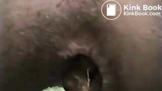 Female outdoor shit in the woods