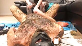 eating from sluts ass