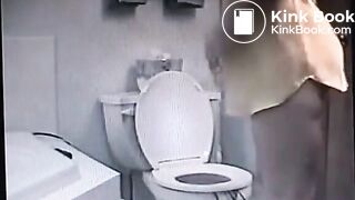 Poop clogs toilet