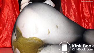 Black Pantyhose & Shitty Asshole Fucked