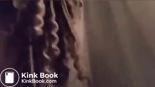 Black girl poops in public toilet - video 3