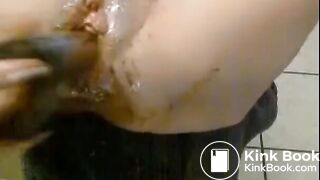 Milf scat dildo - video 3