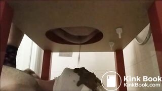 Nastiest diarrhea ever on the human toilet