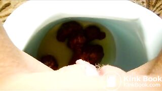 Polish girl pooping into potty 7
