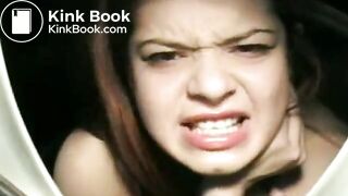 teen babe's toilet slave