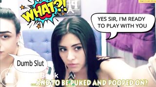 Beauty vs the Beast : puke and shit on me Beast