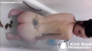 sexy teen girl shits for many times