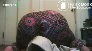 Girl farts on guy face