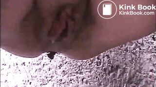 woman pooping in nature - video 4
