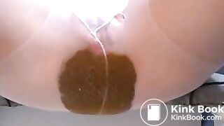 nice pantyhose poop