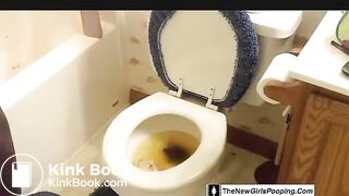 Talk dirty while pooping