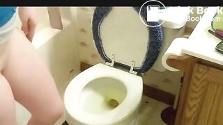 Talk dirty while pooping