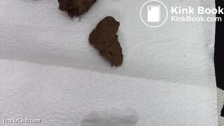 Ebony shits doggystyle