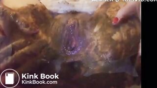 Doing a little scat play with her boyfriend