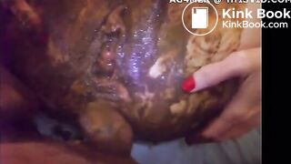 Doing a little scat play with her boyfriend