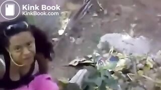 Girl pooping public - video 2