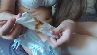 She Loves To Smell And Lick Her Gifts