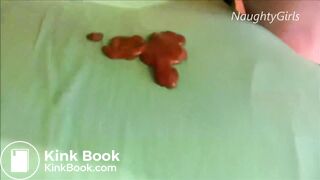 Lesbian pantypoop and masturbation