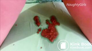 Lesbian pantypoop and masturbation