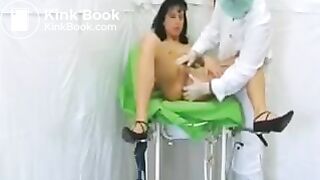 Vintage German enema expulsion