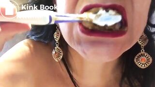 Brushing Teeth With Shit