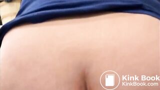 BBW jacking off dick with LOUD nasty shit