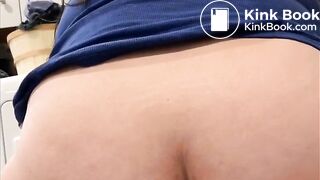 BBW jacking off dick with LOUD nasty shit