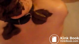 Eating shit with piss