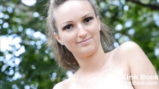 woman pooping outdoor - video 2