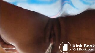 Cherry shits luxuriously from above