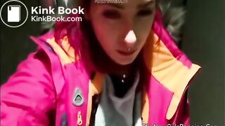 Toilet young pooping