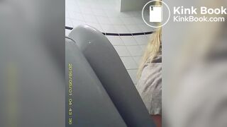 Woman Stall Poop
